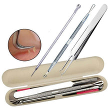 Load image into Gallery viewer, 3Pc Acne Removal Needle Stainless Steel Pimple Needle Blackhead Remover Acne Treatment Black Head Cleaning Extractor Remove Tool